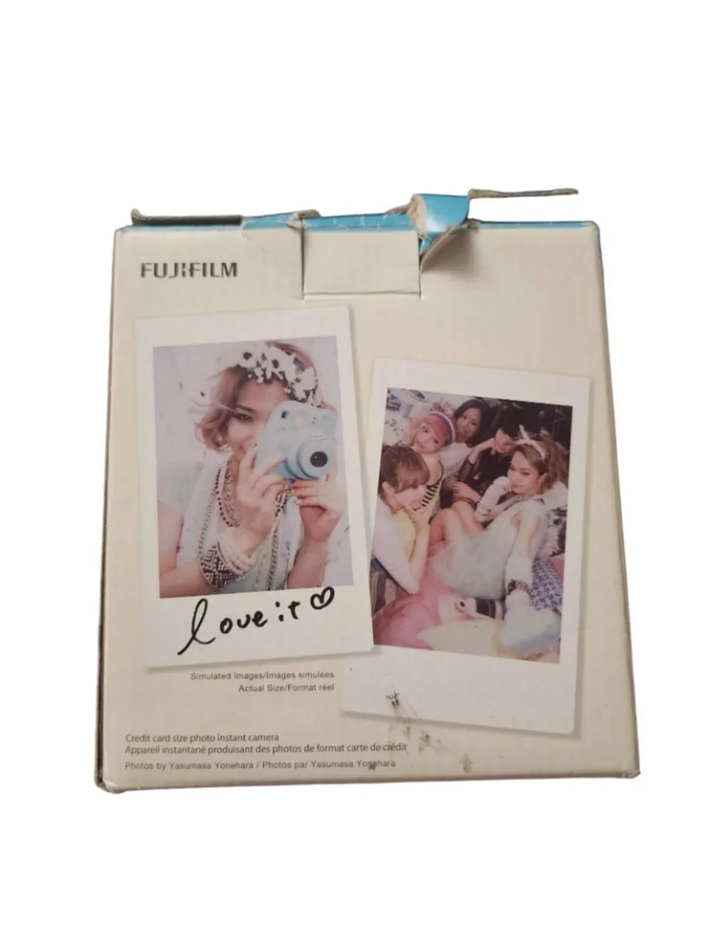 Fujifilm Instax Mini 8 Instant Print Camera With Box Baby Blue